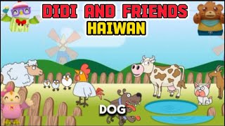 DIDI AND FRIENDS  MARI MENGENAL NAMA HAIWAN BERSAMA DIDI AND FRIENDS learning education baby [upl. by Anahsek899]