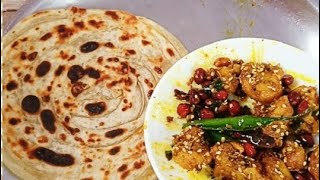 Malabar Paratha Recipe  Paratha recipe aryanpushpa [upl. by Asilehs]