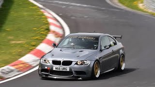 Two fat blokes and two sub 8 BTG’s Team Schirmer BMW E92 m3 Nankang AR1 ditch finders  Nurburgring [upl. by Ansilme741]