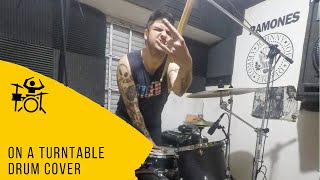 On a turntable  The Interrupters Drum Cover [upl. by Icnan563]