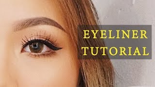 EYELINER TUTORIAL MUDAH UNTUK PEMULA  GELANGELICCA [upl. by Persian482]