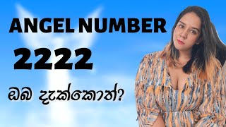 ANGEL NUMBER 2222 ඔබ දැක්කොත් [upl. by Bluefield804]