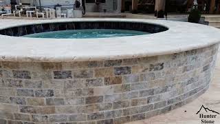 Vein Travertine Patio Pavers [upl. by Aieki]