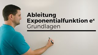 Ableitung Exponentialfunktion ex Grundlagen 1 eFunktion ableiten  Mathe by Daniel Jung [upl. by Stephenie913]