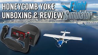 Honeycomb Alpha YOKE Review  Microsoft Flight Sim [upl. by Haliek]