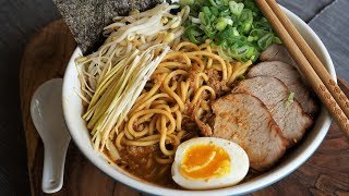 Soupe de Nouilles Japonaise  Miso RAMEN  Cooking With Morgane [upl. by Orpah]