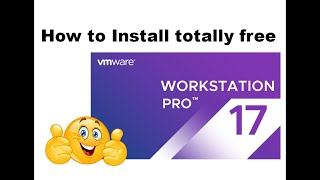 How to install VMware Workstation pro 17 for free use [upl. by Analart567]