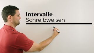 Intervalle Schreibweisen Mengen Bereiche Klammern  Mathe by Daniel Jung [upl. by Assirat]