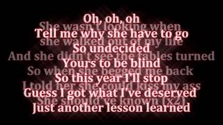 Iyaz  Lesson Learned Lyrics Video HD [upl. by Zea]