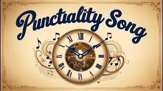 The Punctuality Song  Kids Songs  Kiddo Storytime [upl. by Leaper]