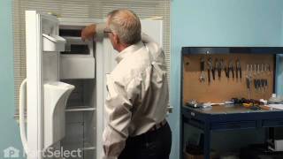 Refrigerator Repair Replacing the Ice Container Assembly Frigidaire Part  241860803 [upl. by Dan]