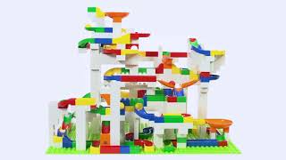 Hubelino Knikkerbaan  Marble Run  Circuit à billes [upl. by Animlehliw]