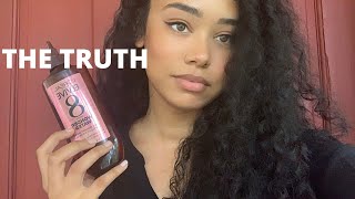 8 SECOND WONDER WATER  LOREAL REVIEW  3A CURLY HAIR  THE TRUTH [upl. by Xilef]