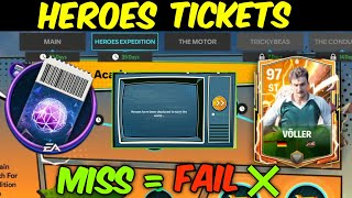 HOW TO GET HEROES EVENT TICKETS TOKENS VOLLER COMPLETE EXPEDITION MILESTONE IN EA FC FIFA MOBILE 24 [upl. by Lise725]