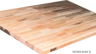 Wood Countertops Kitchen Island Tops  Butcher Block Co Video [upl. by Onej]