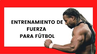 🤜Entrenamiento de FUERZA para FUTBOL  Los MEJORES Ejercicios [upl. by Eimaj]