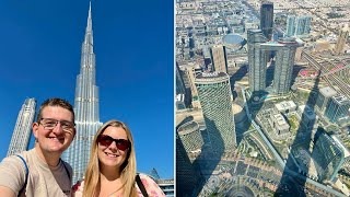 Sightseeing In Dubai Burj Khalifa  The TALLEST Building In The World [upl. by Spaulding]