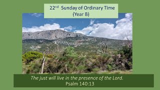 22nd Sunday of Ordinary Time Year B [upl. by Ashton]