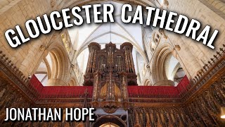 🎵 An ORGAN RECITAL from GLOUCESTER CATHEDRAL by Jonathan Hope Bach Elgar amp Vierne [upl. by Yarled71]