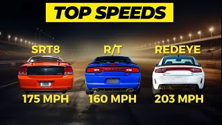 How Fast is the Dodge Charger  Top Speed Video – Every Engine Shown 20062023 V6 amp V8s [upl. by Tabbitha]