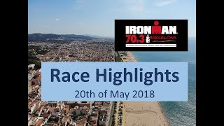 IRONMAN 703 Barcelona 2018 in Calella Spain  Race Highlights [upl. by Ynor]