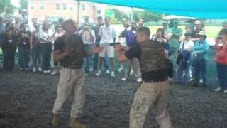 Marines Demonstrate Martial Arts MCMAP [upl. by Kitchen136]