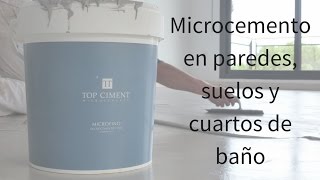 🎥 Vídeo Aplicación Microcemento en Paredes Suelos y Baños [upl. by Iaverne757]