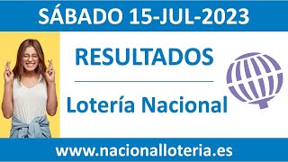 Resultado del sorteo Loteria Nacional del sabado 4 de noviembre de 2023 [upl. by Greggs]