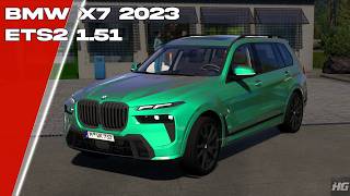 BMW X7 2023 ETS2 151  Euro Truck Simulator 2  ETS 2  Car Mod [upl. by Naitirb]