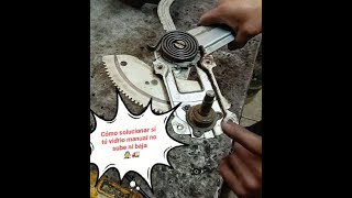 🔧Como REPARAR si tu vidrio manual no sube ni baja 🚗🚛👌 [upl. by Eelik]