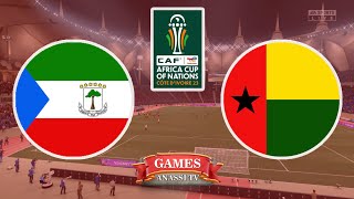 Equatorial Guinea vs Quinea Bissau  Cup African Qualifiers 2024  eFootball PES Gameplay PC HD [upl. by Ronen]