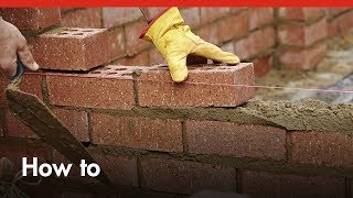 Bricklaying 101 How To Build A Brick Wall  Bunnings Warehouse [upl. by Clyte]