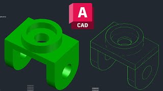 Isometric Drawing in AutoCAD  AutoCAD 3d Tutorials [upl. by Fredrika343]