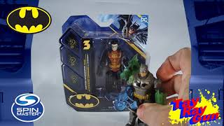 Spin MasterBatman Robin toy opening What were the secret accessories Is the new Robin good [upl. by Anialam]