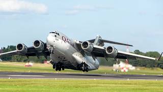 RIAT 2024 Departures Day  HEAVIES [upl. by Ecinom]