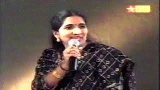 Malaikovil vaasalil song  singer swarnalatha live  rare tv show [upl. by Mackoff]