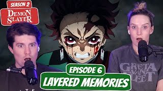 TANJIRO RAGE FORM  Demon Slayer Season 2 Reaction  Ep 6 “Layered Memories” [upl. by Aseena]