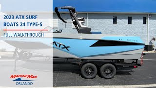 2023 ATX Surf Boats 24 TypeS  MarineMax Orlando [upl. by Dorrahs317]