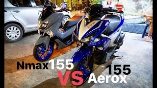 Yamaha AEROX 155NVX vs NMAX 155 Which is Better [upl. by Filler584]