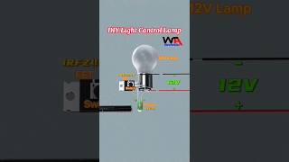 Diy Light Control Lamp Circuit diyelectronics electronicsproject 3danimation [upl. by Wagshul620]