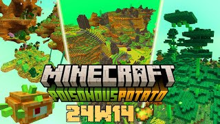 Minecraft 122 POTATO UPDATE Nowy WYMIAR 5 NOWYCH BIOMÓW [upl. by Ondine]