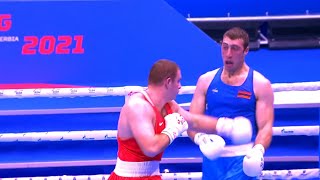 Semifinals 92kg ABDULLAYEV Mahammad AZE vs DAVIT Chaloyan ARM  AIBA WCHs 2021 [upl. by Juetta]