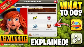 🚨New Update  Your Clan in Coc 2023 World Championship  Tournament Hub Explained Clash of Clans [upl. by Mloclam46]