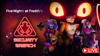 FNAF Security Breach LIVE Part 4 [upl. by Anibur]