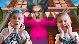 Halloween At The Scary Teachers House Miss T In Real Life Takes Over Our Channel [upl. by Pinkerton121]