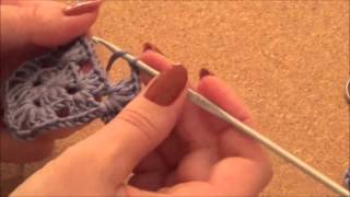 Tutorial Granny Square  mattonella della nonna [upl. by Tomkins225]