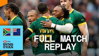 Blitzboks stun All Blacks 7s  South Africa v New Zealand  HSBC SVNS Vancouver  Full Match Replay [upl. by Akeem]