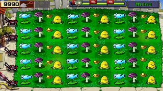 Plants vs Zombies • Adventure Edition Gameplay • Snow Pea Scaredy shroom Kernelpult vs Zombies [upl. by Doraj740]