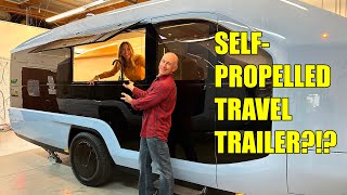 Our WalkThrough of the Pebble Flow  an AllElectric SelfPropelled Travel Trailer [upl. by Ralina]