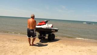 Jetski launch aquacart lake ontario [upl. by Katya776]